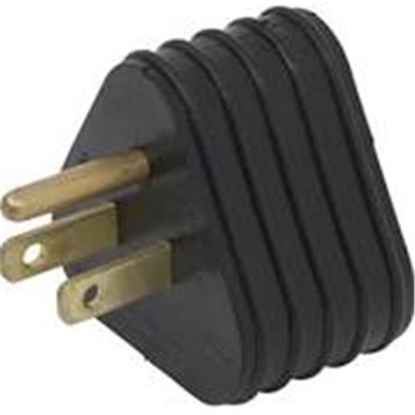Tool Time Corporation 30 A Female - 15 A Male Triangular Adapter TO356636